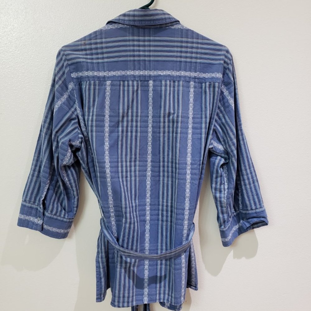 White Stag 3/4 sleeve shirt with belt, size XL - Picture 2 of 4